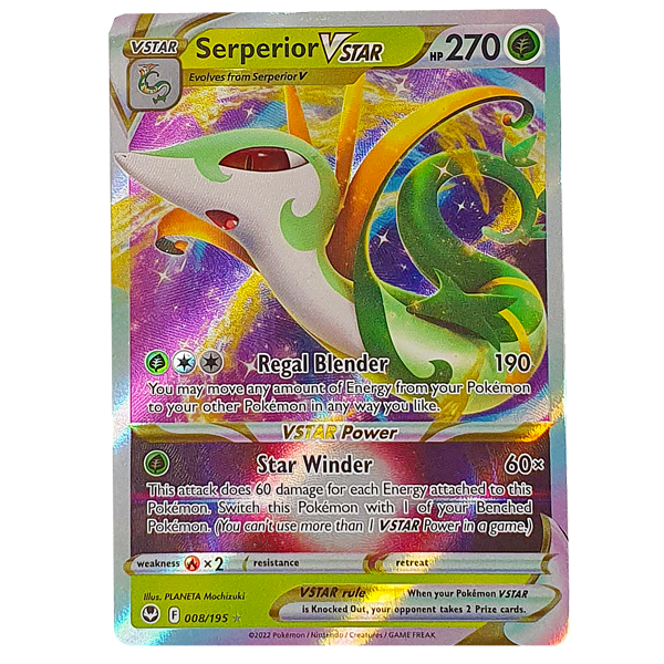 POKÉMON TCG - Serperior VStar Ultra Rare - 008/195