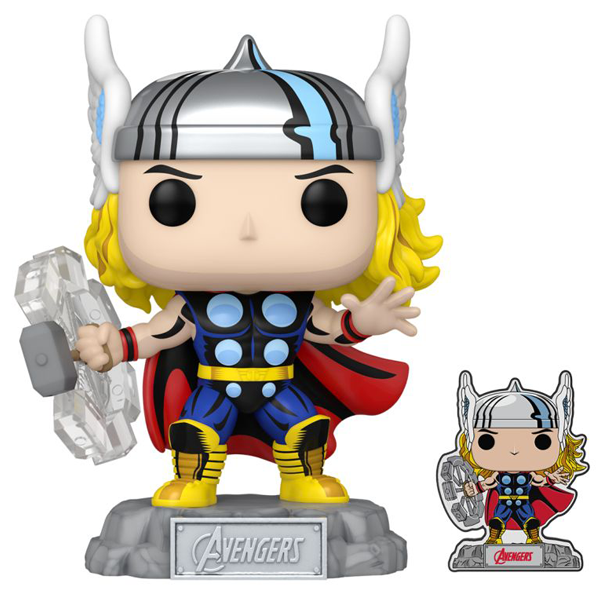 Avengers: Beyond Earth’s Mightiest - Thor 60th Anniversary Pop! Vinyl Figure with Enamel Pin