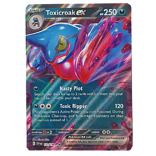 POKÉMON TCG - Toxicroak EX Ultra Rare - 131/198