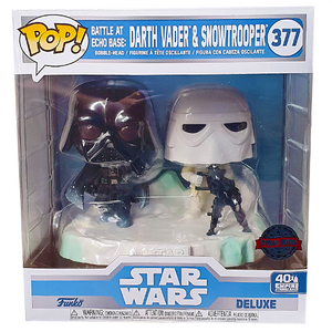 Star Wars The Empire Strikes Back - Darth Vader & Snowtrooper US Exclusive Deluxe Pop! Vinyl Figure