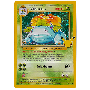 POKÉMON TCG - Venusaur Holo Rare (Classic Collection) - 15/102