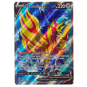 POKÉMON TCG - Zamazenta Full Art Ultra Rare - 163/172